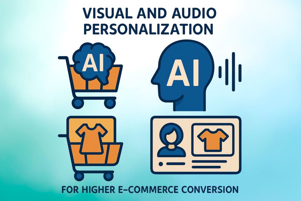 Visual and audio personalization AI tools for higher e-commerce conversion rates